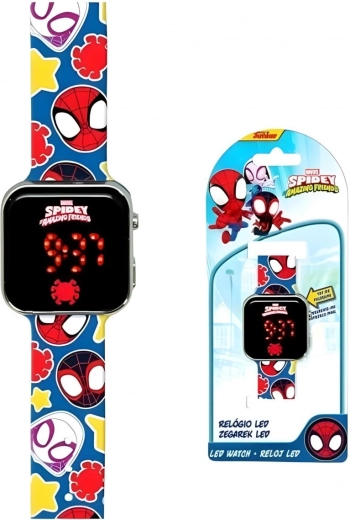 LED digitale siliconen horloge Spidey