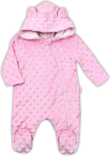 baby onesie van minky nicol bubbles roze