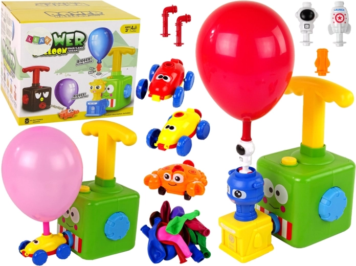 Ballon-aangedreven lanceerauto’s – aerodynamisch STEM-speelgoed zonder batterijen