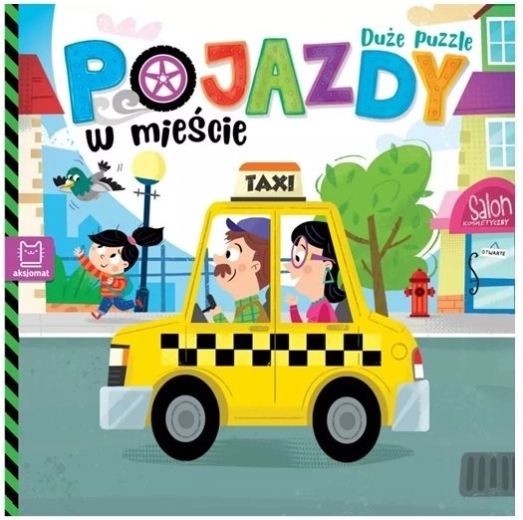 Voertuigen in de stad – grote puzzel