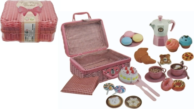 Keukenpicknickmand met accessoires