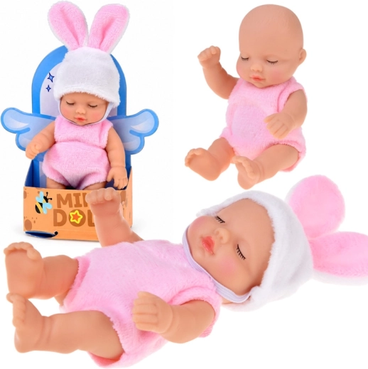 Mini babypop konijntje 11 cm