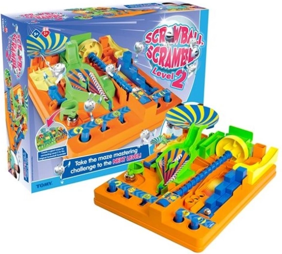 Tomy Crazy Ball 2 – behendigheidsspel met hindernissenparcours