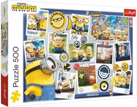 Puzzel Minions Gekke fotocollectie 500 stukjes