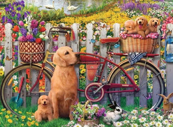 Puzzel schattige honden 500 stukjes RAVENSBURGER