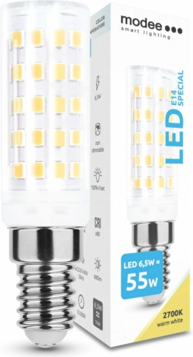 LED-lamp Modee Special Ceramic 6,5 W E14, 680 lm, warm wit