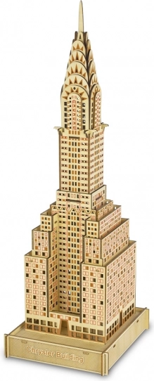 Woodcraft Houten 3D puzzel Chrysler Building