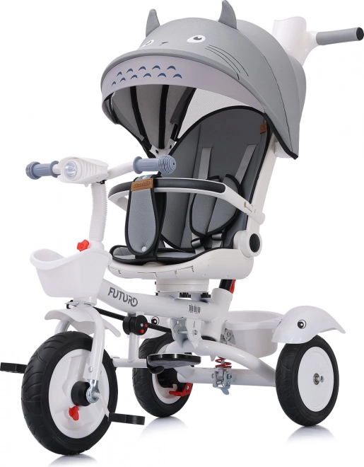 Kinderdriewieler met luifel Futuro 2-in-1 Grijs