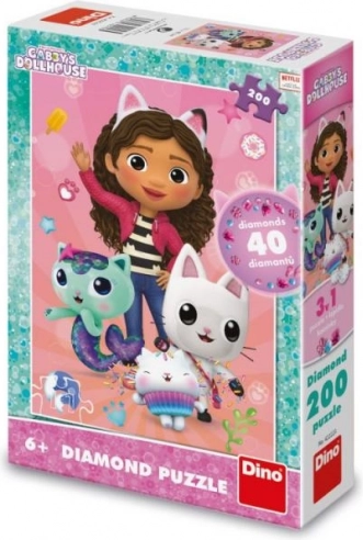 Leuk Puzzel 200 Stukjes met Diamanten