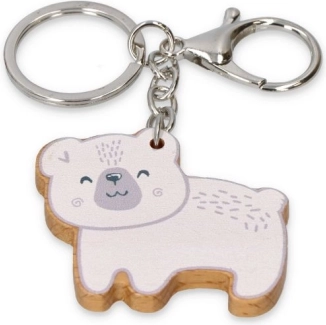 Houten decoratie beer Polar B