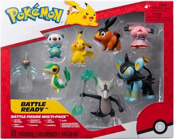 Pokémon gevechtsfiguren – set van 8 stuks (Wave 12)