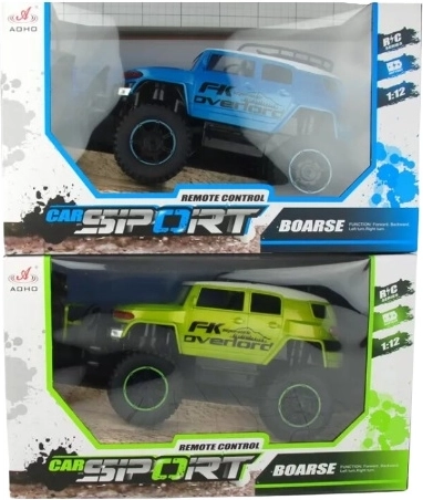 Jeep met afstandsbediening en accessoires