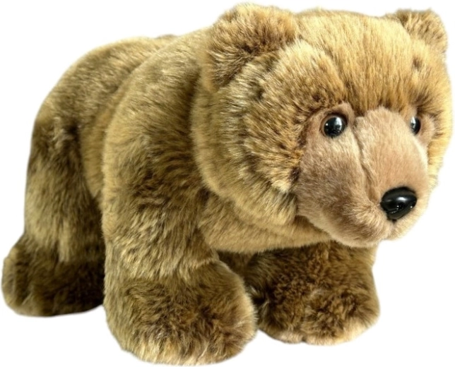 Pluchen bruine beer staand 36 cm - 1 stuk