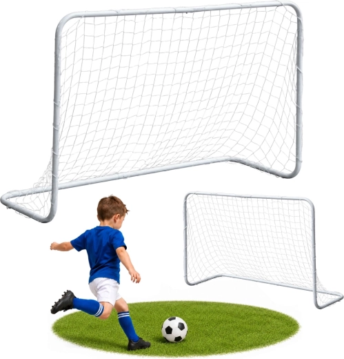 Opvouwbaar kinder-voetbaldoel 120 × 80 cm