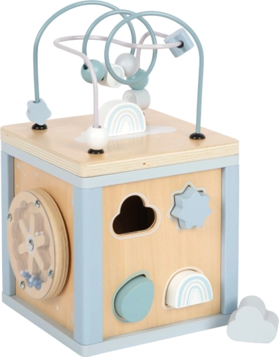 Motorische kubus Small Foot blauw