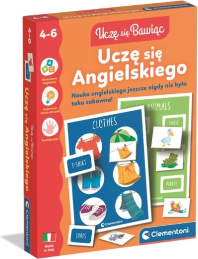 Ik leer Engels – eenvoudige educatieve spel voor kinderen van 4–6 jaar