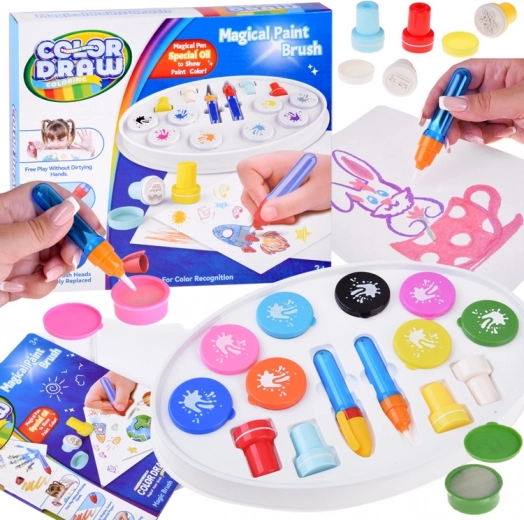 Magische waterkwast Color Draw – waterverfset met accessoires