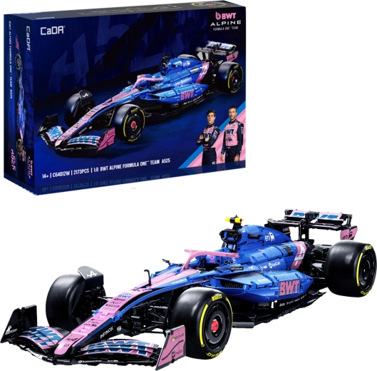 Bouwset CaDA BWT ALPINE F1 A525 – race‑monopost 1:8, 2173 onderdelen
