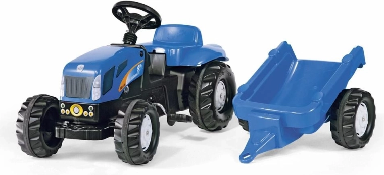 New Holland traptractor met aanhanger