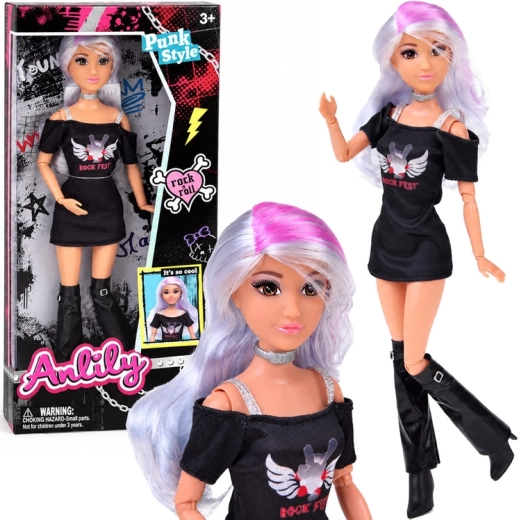 Anlily punkrockpop met zilverkleurig haar