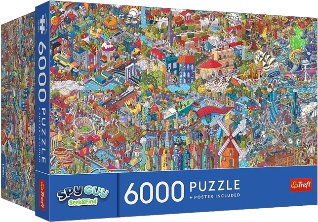 Puzzel Spy Guy: city break – 6000 stukjes