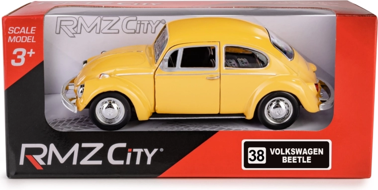 Metalen model RMZ City Volkswagen Beetle 1967 1:32 met pull-back aandrijving