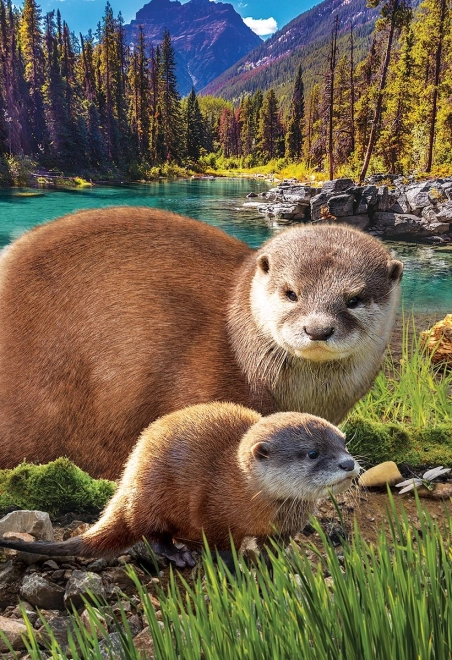 Puzzel Save Our Planet: Otters XL 250 stukjes