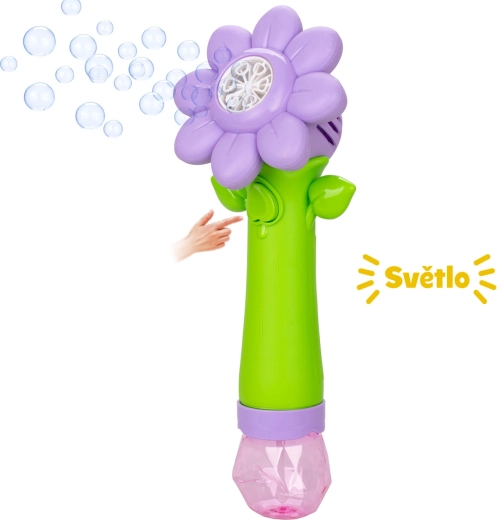 Sun Fun bubbleblazer in bloemvorm met LED-verlichting