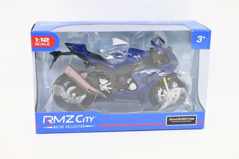 RMZ Hobby modelmotor Honda CBR1000 Fireblade blauw 1:12