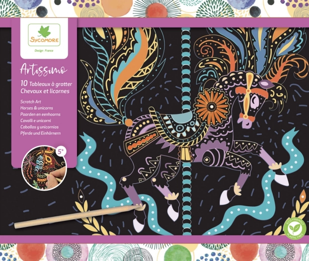 Krastekeningen Paarden en Eenhoorns