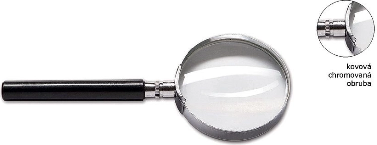 CONCORDE loep met metalen frame, diameter 40 mm