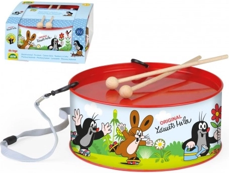 Trommeltje Molletje 20 cm met stokjes