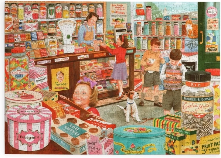 House of Puzzles Puzzels Snoepwinkel, 500 extra grote stukjes