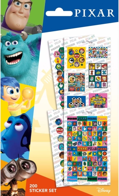 PIXAR-stickers, set van 200 stuks