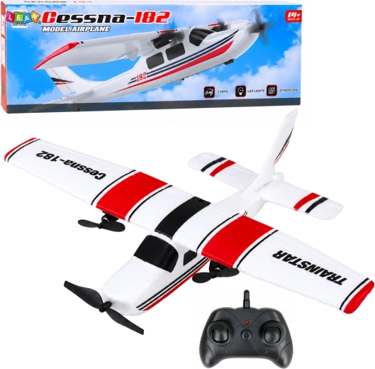 Schuim RC-vliegtuig Cessna 182 met afstandsbediening 2,4 GHz