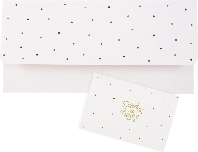 Papieren geschenkenvelop Cadeau uit het hart 22 × 11 cm
