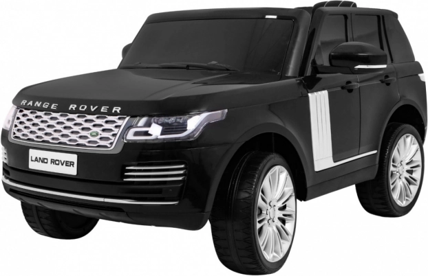 Tweepersoons elektrische kinderauto LAND ROVER RANGE ROVER HSE, zwart, met afstandsbediening