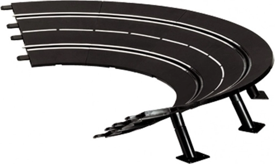 Overhellende bocht 1/30° voor racebanen evo, digital 132 en digital 124