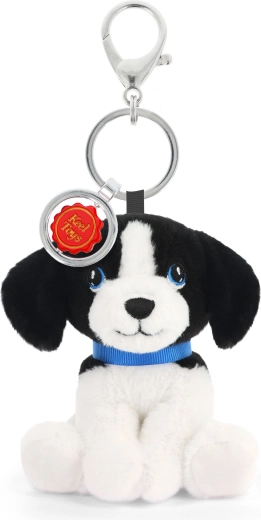 Pluchen sleutelhanger/ tassenhanger border collie 12 cm