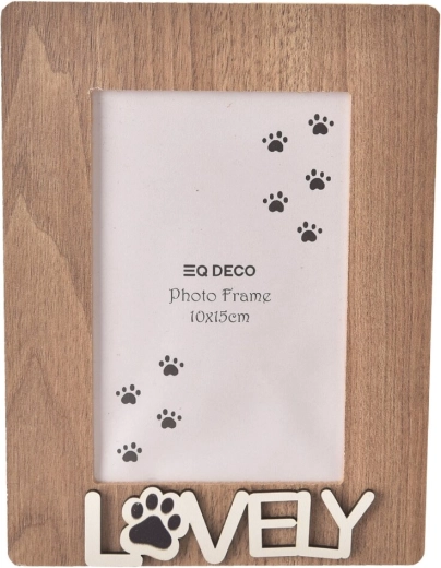 Houten fotolijst Lovely Cat 10 × 15 cm
