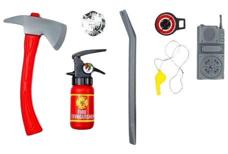 Brandweerset voor kinderen – 7 delen