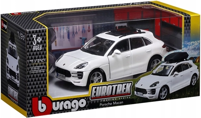 BBU Eurotrek Porsche Macan touring 1:24 wit