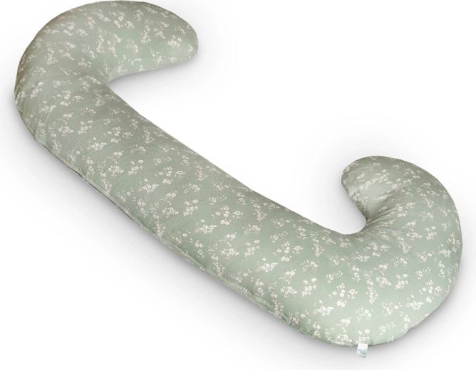 Ceba voedings- en zwangerschapskussen Cebuszka Duo jersey Green Meadow 300 cm