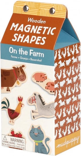 Mudpuppy houten magnetische set op de boerderij