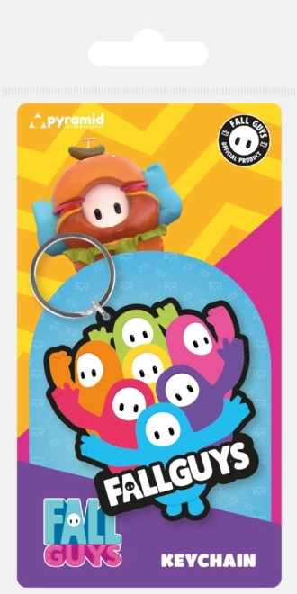 Rubberen sleutelhanger FALL GUYS