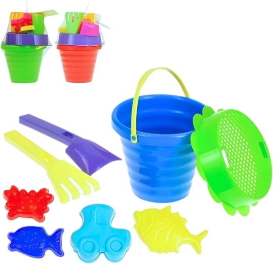 Zandset 7 stuks – 3 kleuren