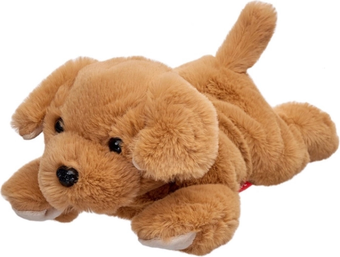 Liggende labrador knuffel 35 cm