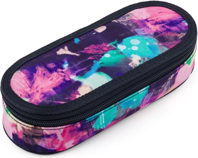 Topgal scholierenetui met abstract motief