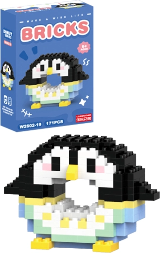 Bouwset donut pinguïn (171 onderdelen)
