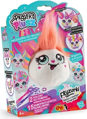 Knuffel-Iskierka met handairbrush